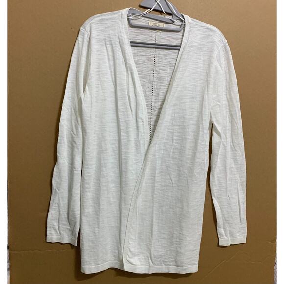 FAT FACE DARCEY Cardigan Sweater Light Weight 100% Cotton Pure WHITE Sz 8 NWT - Picture 13 of 14